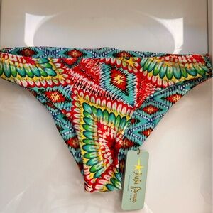 🆕 Luli Fama Multicolor Doublesided Bikini Bottom